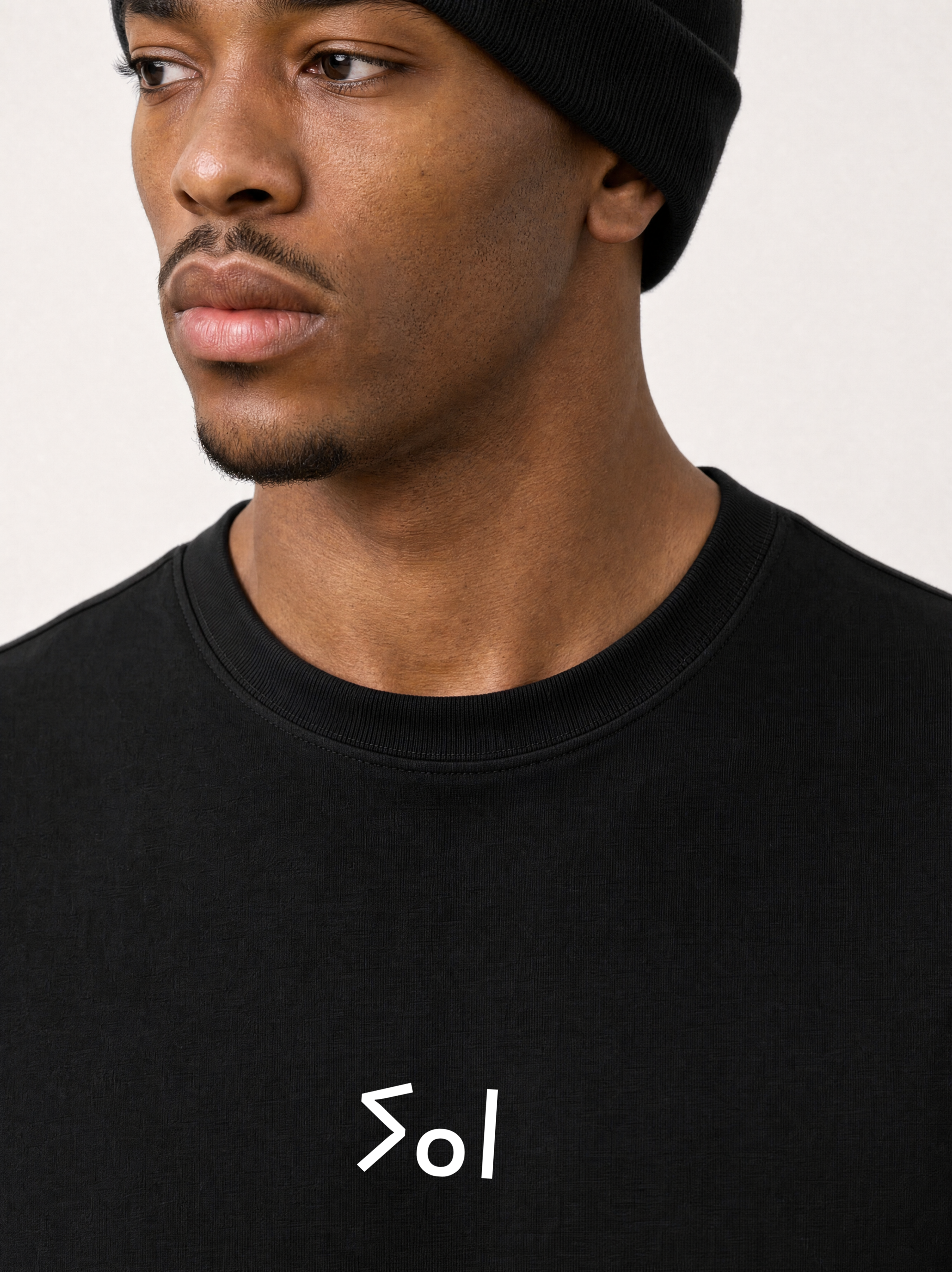 T-SHIRT SIGNATURE - NOIR détail 2